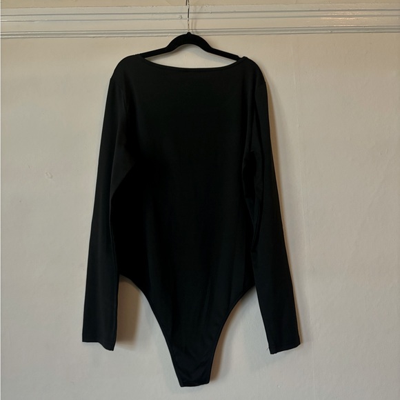 Black Bodysuit W/ Long Sleeves - Picture 2 of 2